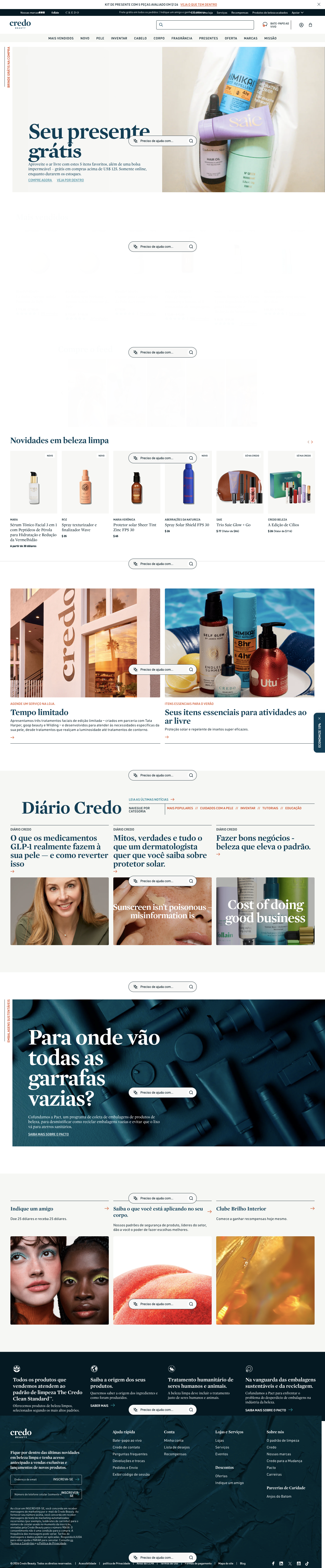 Site Credo Beauty